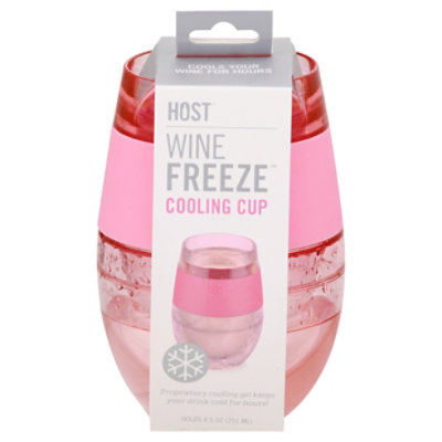 Host Wine Freeze Cooling Cup Pink - Each - Image 3
