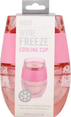 Host Wine Freeze Cooling Cup Pink - Each - Image 2