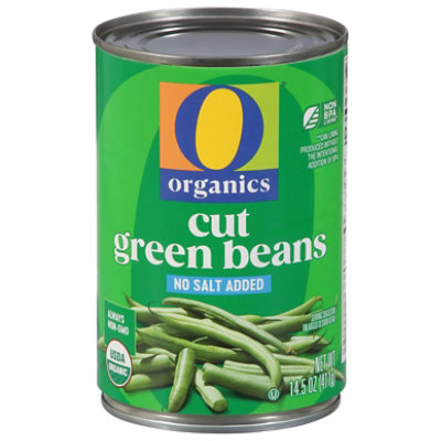 O Organics Green Beans Cut No Salt Added - 14.5 Oz - Image 2