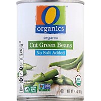 O Organics Green Beans Cut No Salt Added - 14.5 Oz - Image 2