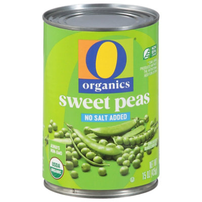 O Organics Sweet Peas No Salt Added - 15 Oz - Image 1