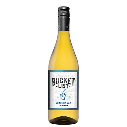 Bucket List Chardonnay White Wine - 750 Ml - Image 1