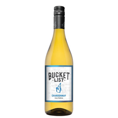 Bucket List Chardonnay White Wine - 750 Ml