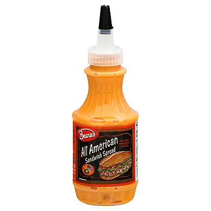 Beanos Sandwich Spread All American Bottle - 8 Oz - Image 3