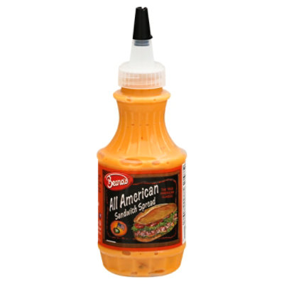 Beanos Sandwich Spread All American Bottle - 8 Oz