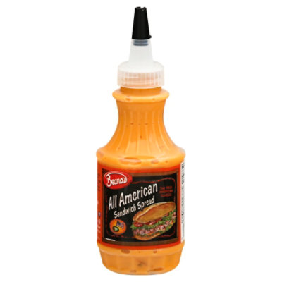 Beanos Sandwich Spread All American Bottle - 8 Oz - Image 1