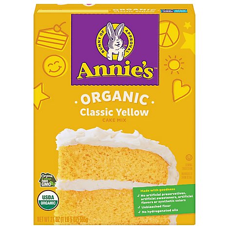 Annies Homegrown Organic Classic Yellow Cake Mix  - 21 Oz