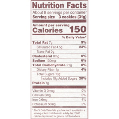 back to NATURE Cookies Fudge Striped Box - 8.5 Oz - Image 4