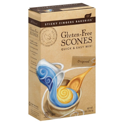 Sticky Fingers Scones Quick & Easy Mix Gluten Free Original Box - 14 Oz - Image 1