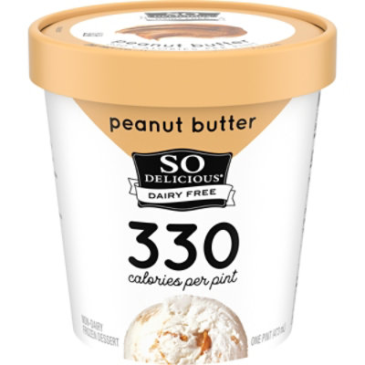 So Delicious Frozen Mousse Peanut Butter Swirl 1 Pint - 473 Ml - Image 3
