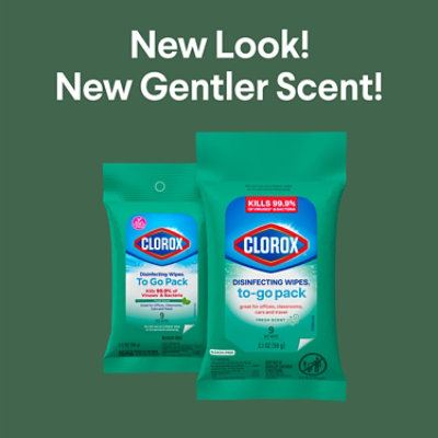 Clorox Disinfecting Wipes Fresh Scent To Go Pack Wrapper - 9 Count - Image 3