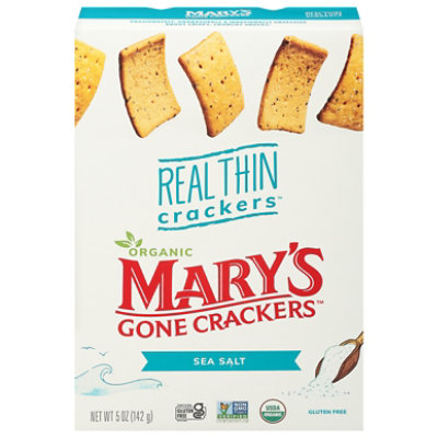 Marys Gone Crackers Crackers Th Sea Slt Gf Or - 5 Oz - Image 1