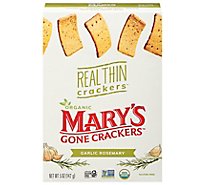 Marys Gone Crackers Cracker Th Grlc Rsemry Gf - 5 Oz