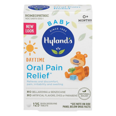 Hylands Bby Oral Pain Relief - 125 Count - Image 3