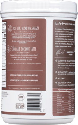 Primal Kitchen Chocolate Fuel Drink Mix Chocolate Coconut Can - 13.9 Oz - Image 6