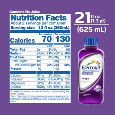 Electrolit Grape Bev - 21 Fl. Oz. - Image 3