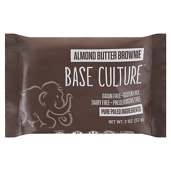 Base Culture Brownie Almond Butter - 2.2 Oz