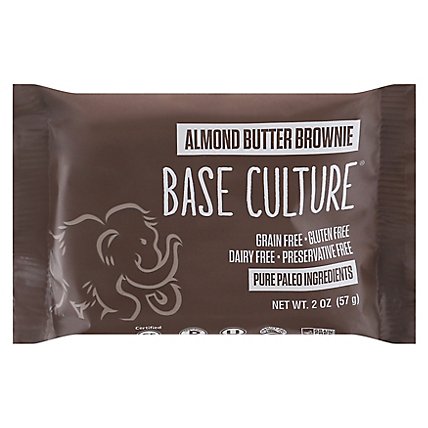 Base Culture Brownie Almond Butter - 2.2 Oz - Image 1