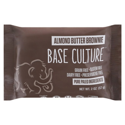 Base Culture Brownie Almond Butter - 2.2 Oz