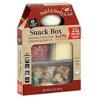 Signature Cafe Snack Box Salame Cheese Egg Trail Mix - 4.5 Oz - Image 1