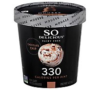 So Delicious Frozen Mousse Ice Cream Chocolate Chip Swirl - 1 Pint