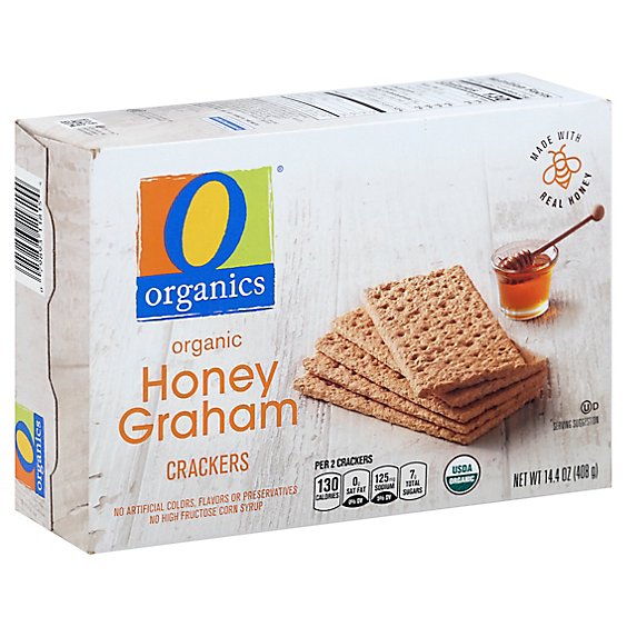 O Organics Organic Crackers Honey Graham Box - 14.4 Oz