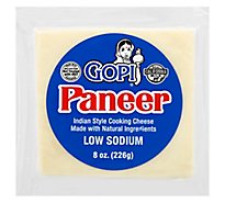 Gopi Cheese Paneer Low Sodium Vacuum Packed - 8 Oz