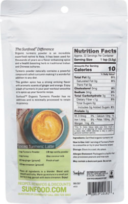 Sunfood Superfoods Organic Turmeric Powder - 4 Oz - Image 6