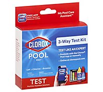 Clorox Pool & Spa Test Kit 3 Way Box - Each