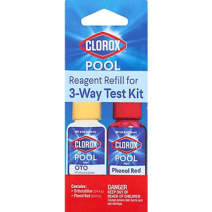 Clorox Pool & Spa Reagent Refill For 3 Way Test Kit Box - Each - Image 2