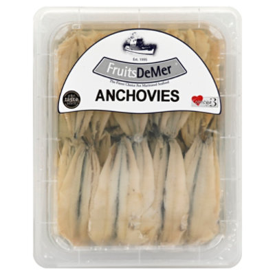 Fruits De Mer Marinated Seafood Anchovies In Sunflower Oil Tub - 7 Oz