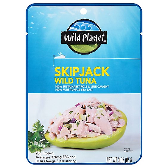 Wild Planet Tuna Wld Skpjk Lgh Kehe - 3 Oz