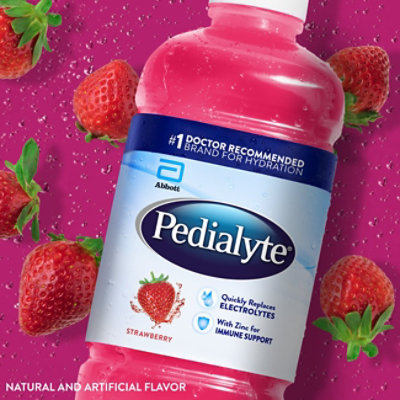 Pedialyte Strawberry Electrolyte Solution - 33.8 Fl. Oz. - Image 5