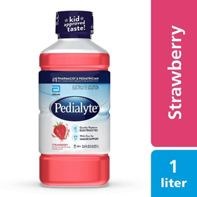 Pedialyte Strawberry Electrolyte Solution - 33.8 Fl. Oz. - Image 2