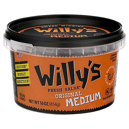 Willys Salsa Fresh Medium Jar - 16 Oz - Image 3