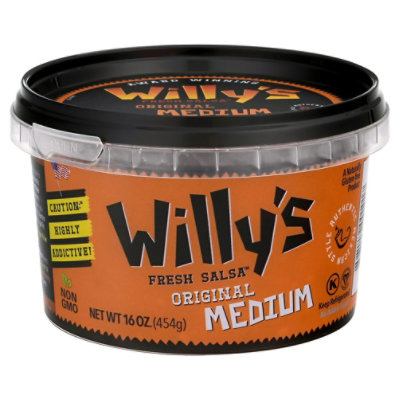 Willys Salsa Fresh Medium Jar - 16 Oz - Image 3