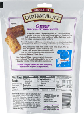 Chatham Village Croutons Traditional Cut Caesar Pouch - 5 Oz - Image 2