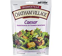 Chatham Village Croutons Traditional Cut Caesar Pouch - 5 Oz