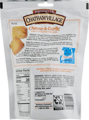 Chatham Village Croutons Large Cut Cheese & Garlic Pouch - 5 Oz - Image 6