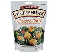 Chatham Village Croutons Large Cut Cheese & Garlic Pouch - 5 Oz