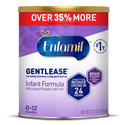 Enfamil Gentlease Infant Formula Milk Based Powder Can -  27.7 Oz