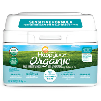 happy baby organic sensitive formula