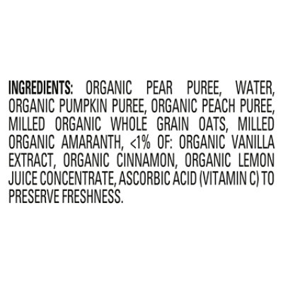 Happy Baby Organics Stage 2 Meals Pears Pumpkin Peaches & Granola Pouch - 4 Oz - Image 4