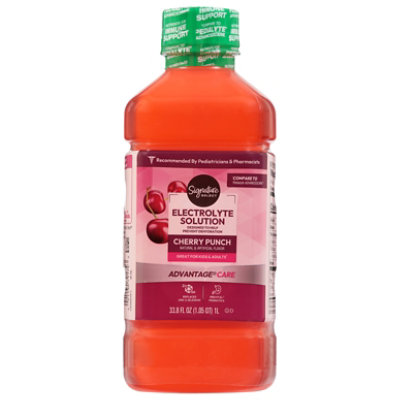 Signature Select/Care Electrolyte Solution Advantage Care Cherry Punch - 1 Liter