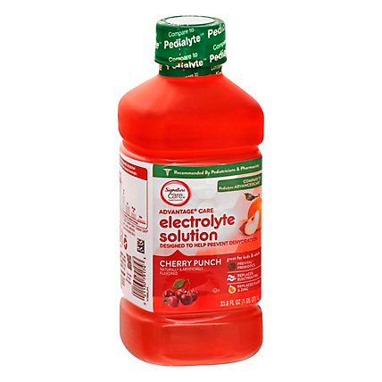 Signature Care Electrolyte Solution For Kids & Adults Cherry Punch - 1 Liter - Image 1