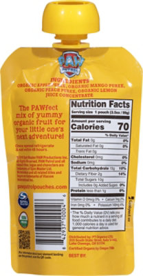 Paw Patrol Mixed Fruit Puree Organic Mighty Mango Pouch - 3.5 Oz - Image 5