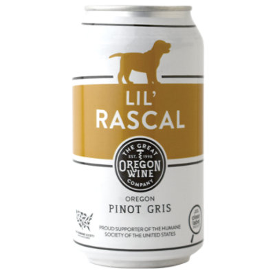 Lil Rascal Wine Oregon Pinot Gris Cans - 375 Ml - Image 1