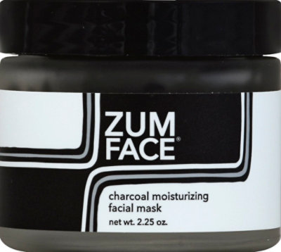 Zum Face Facial Mask Charcoal Moisturizing Tub - 2.25 Oz