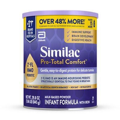 Similac Pro-Total Comfort Infant Formula With Iron In Can - 29.8 Oz - Image 1