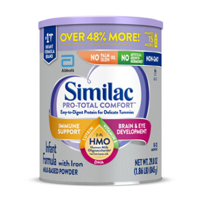 Similac Pro-Total Comfort Infant Formula With Iron In Can - 29.8 Oz
